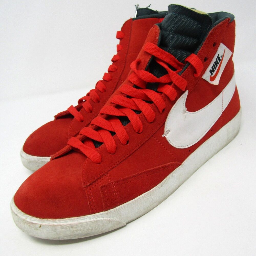 Nike Blazer Mid Rebel Habanero Red Women's Size 9 Zip Sneakers Shoes BQ4022-601